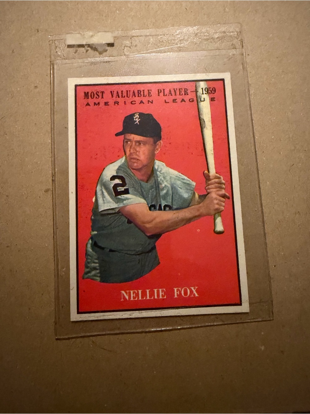 Vintage Baseball Card - Nelly Fox